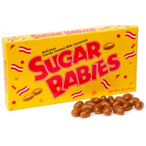 sugar coated candy in a metal box|Sugar Babies Candy Theater Box .